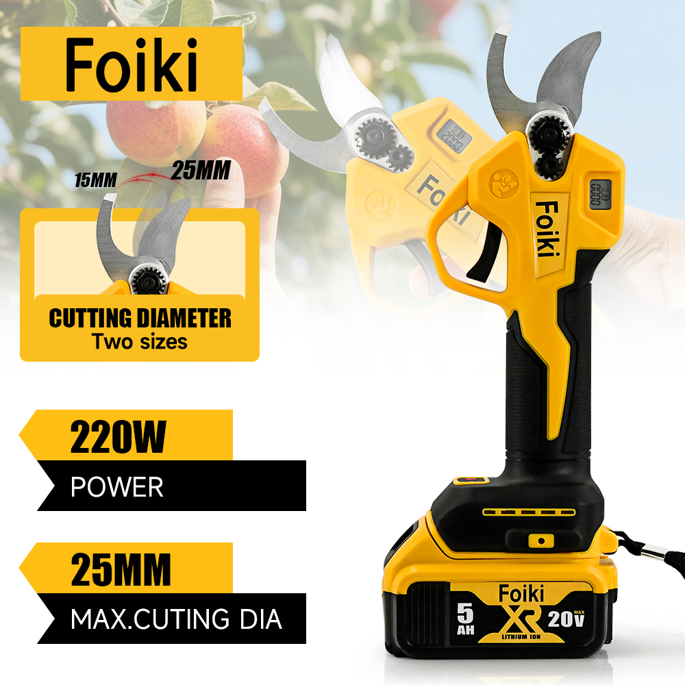 Gardening Tools Scissors - M-WALK 25mm 브러시리스 전동 가지치기 가위