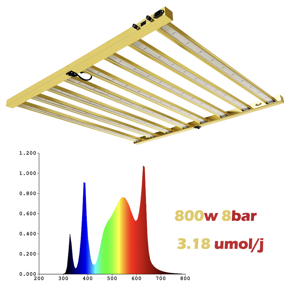 Led Grow Light - 타이드스타 800w UV/IR LED 식물등 풀