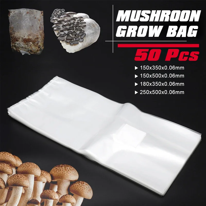 Grow Bags - PVC 버섯 재배 가방, 스폰 매개체