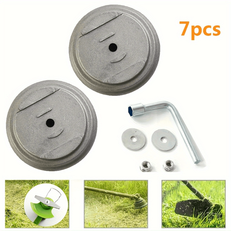 Gardening Tools Usa - 7개 전기 잔디깎이 블레이드 베이스 세트,