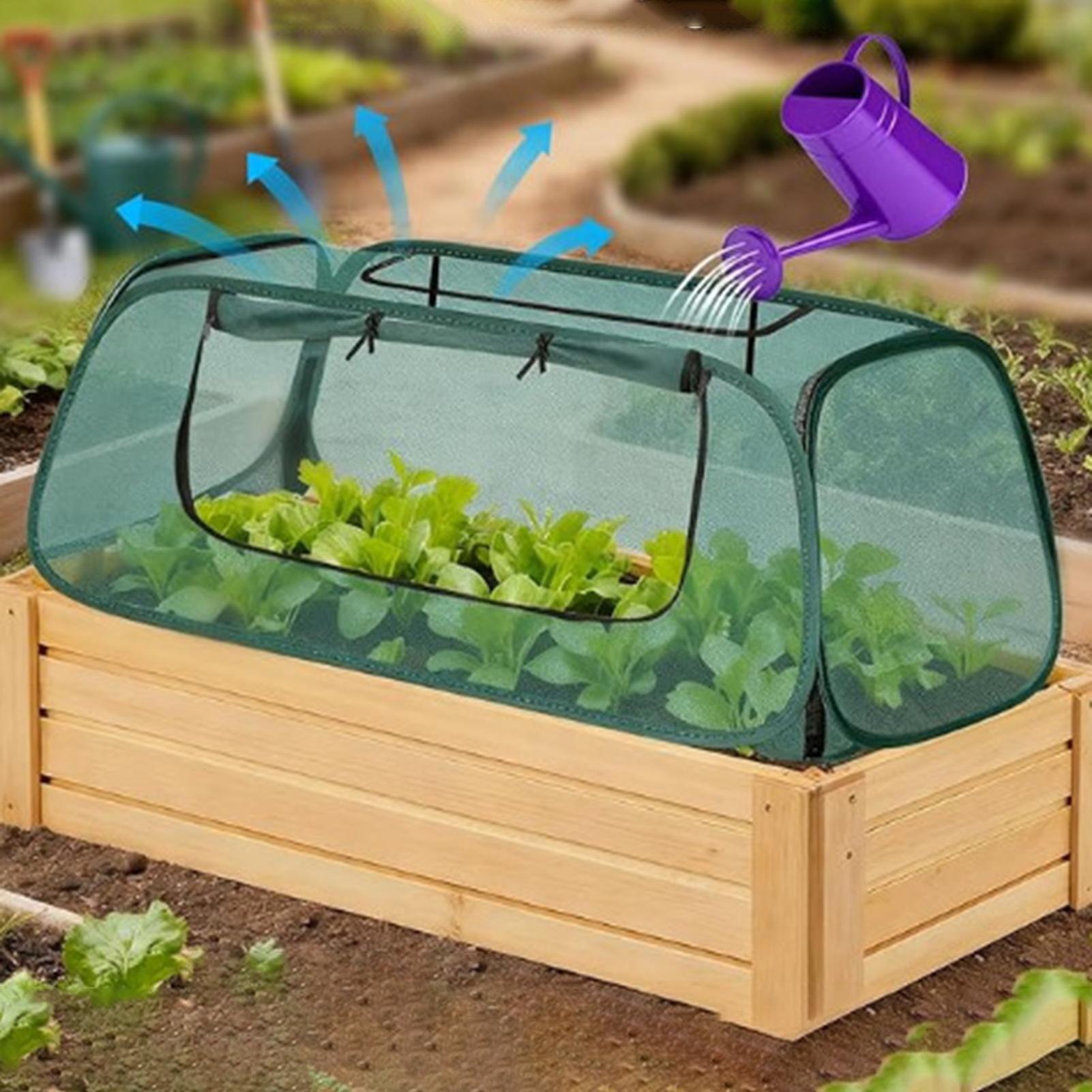 Outdoor Planting Bag - 팝업 정원용 메쉬 식물 덮개 휴대용
