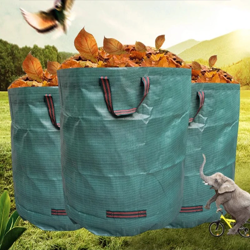 Grow Bags - 대용량 정원 낙엽 가방 가지 및