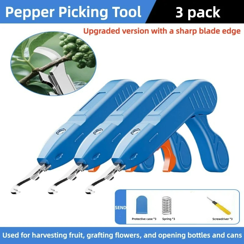 Gardening Tools Scissors - 다기능 수확기, 고추 따기, 휴대용 과일