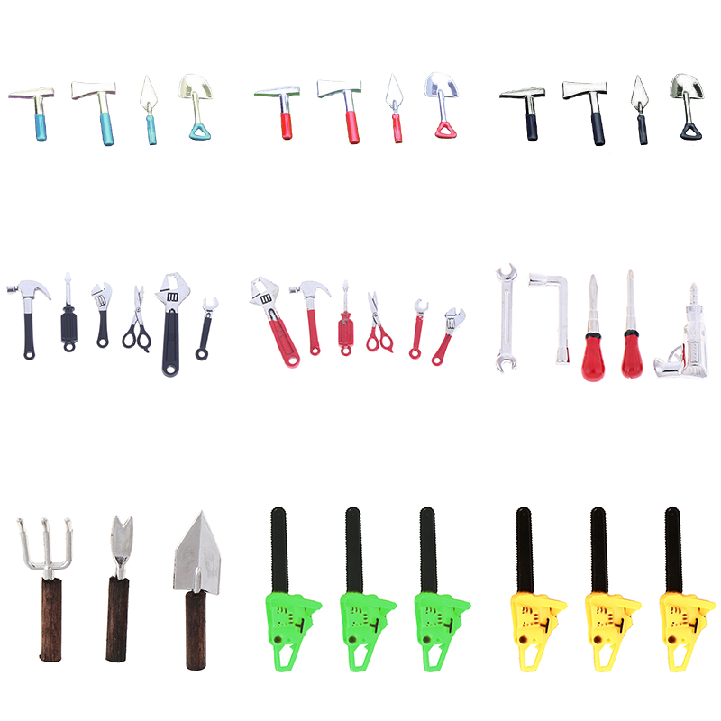 Gardening Tools Usa - 인형 집 미니어처 수리 키트 액세서리,
