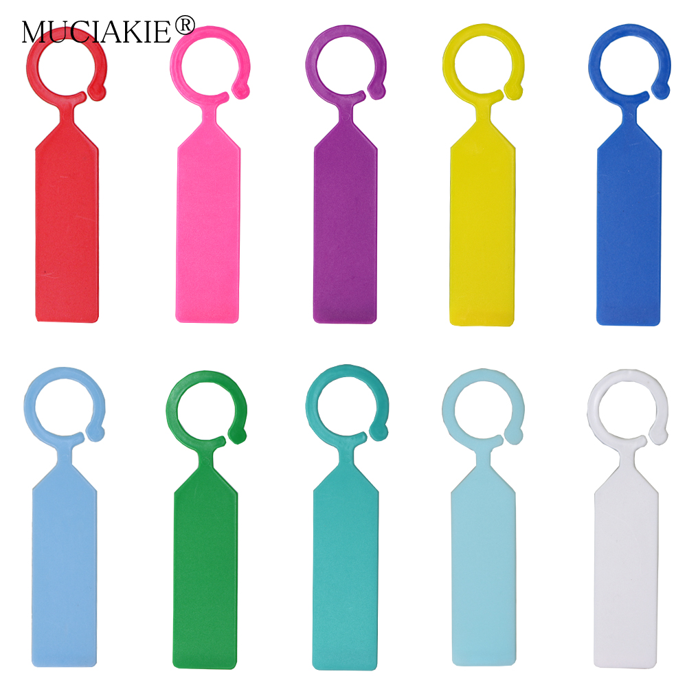 Plant Label Tags - MUCIAKIE 50PCS 반지 플라스틱 교수형 레이블