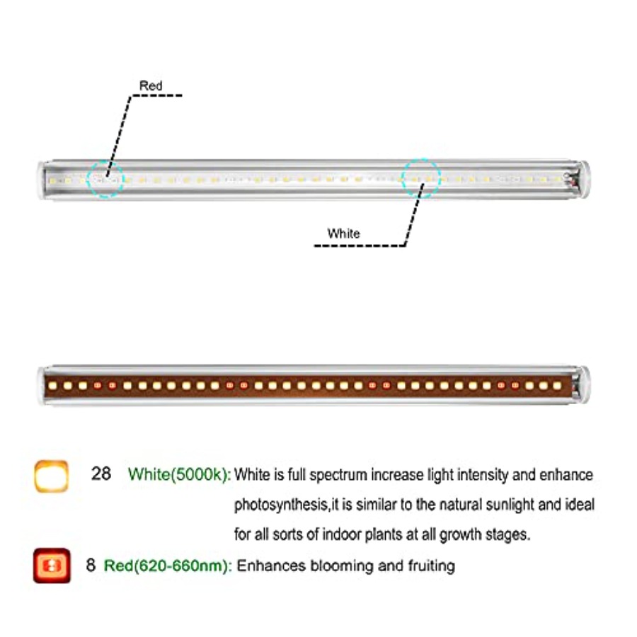 실내 식물용 LED 성장등 바, 온실 식물 재배 선반용 - Led Grow Light 리뷰 및 가격