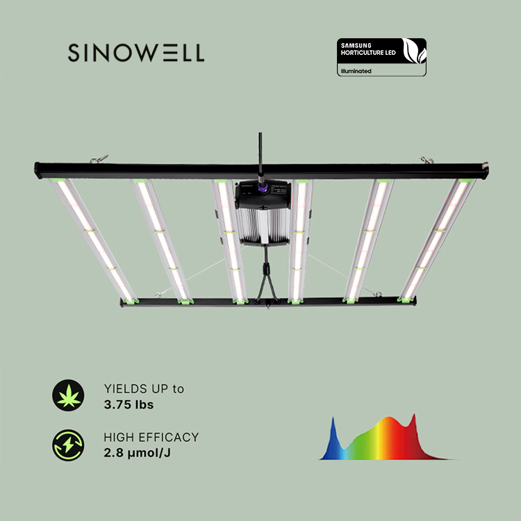 최대 3.75파운드 수확량을 제공하는 미국산 Flexs - Led Grow Light 리뷰 및 가격