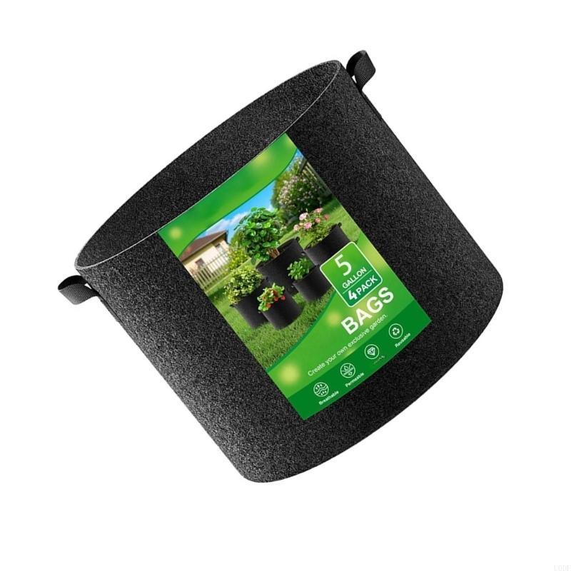 프리미엄 패브릭 심기 가방 두꺼운 재료 원예 냄비 배수 - Grow Bags 리뷰 및 가격