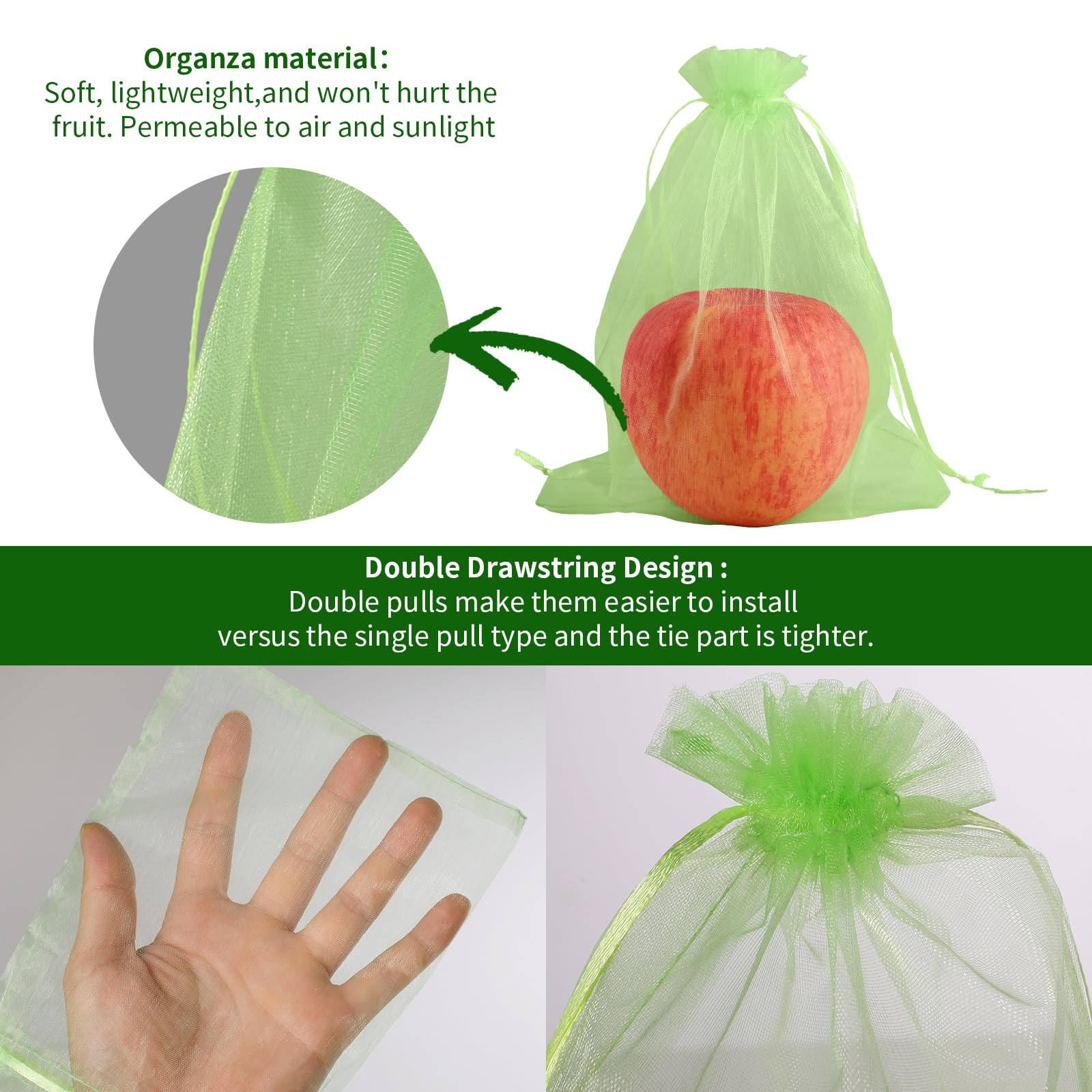 2026년형 새 과일 보호망 가방, 새 방지 메쉬 커버 - Grow Bags 리뷰 및 가격