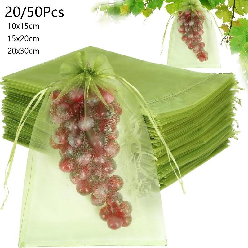 *20/50Pcs 재사용 가능한 과일 방지용 드로스트링 - Grow Bags 리뷰 및 가격