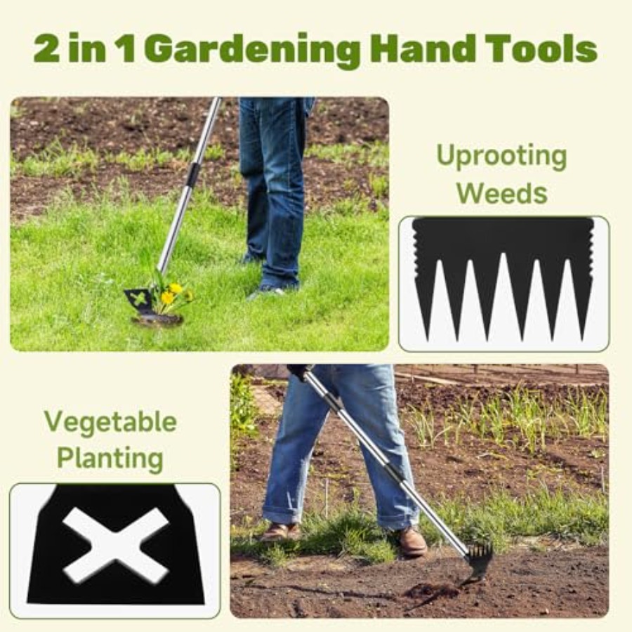 60인치 긴 손잡이가 있는 잡초 제거 도구와 17인치  - Gardening Tools Long 리뷰 및 가격