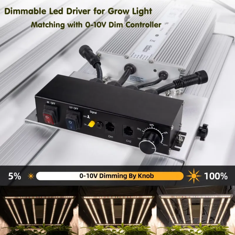 600W 성장등 드라이버 인벤트로닉스 0-10V EUD - Led Grow Light 리뷰 및 가격