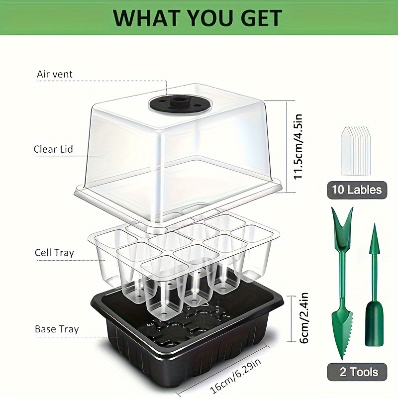 묘목 재배 키트 1/2/3세트, 8개 LED 성장등 밝 - Led Grow Light 리뷰 및 가격