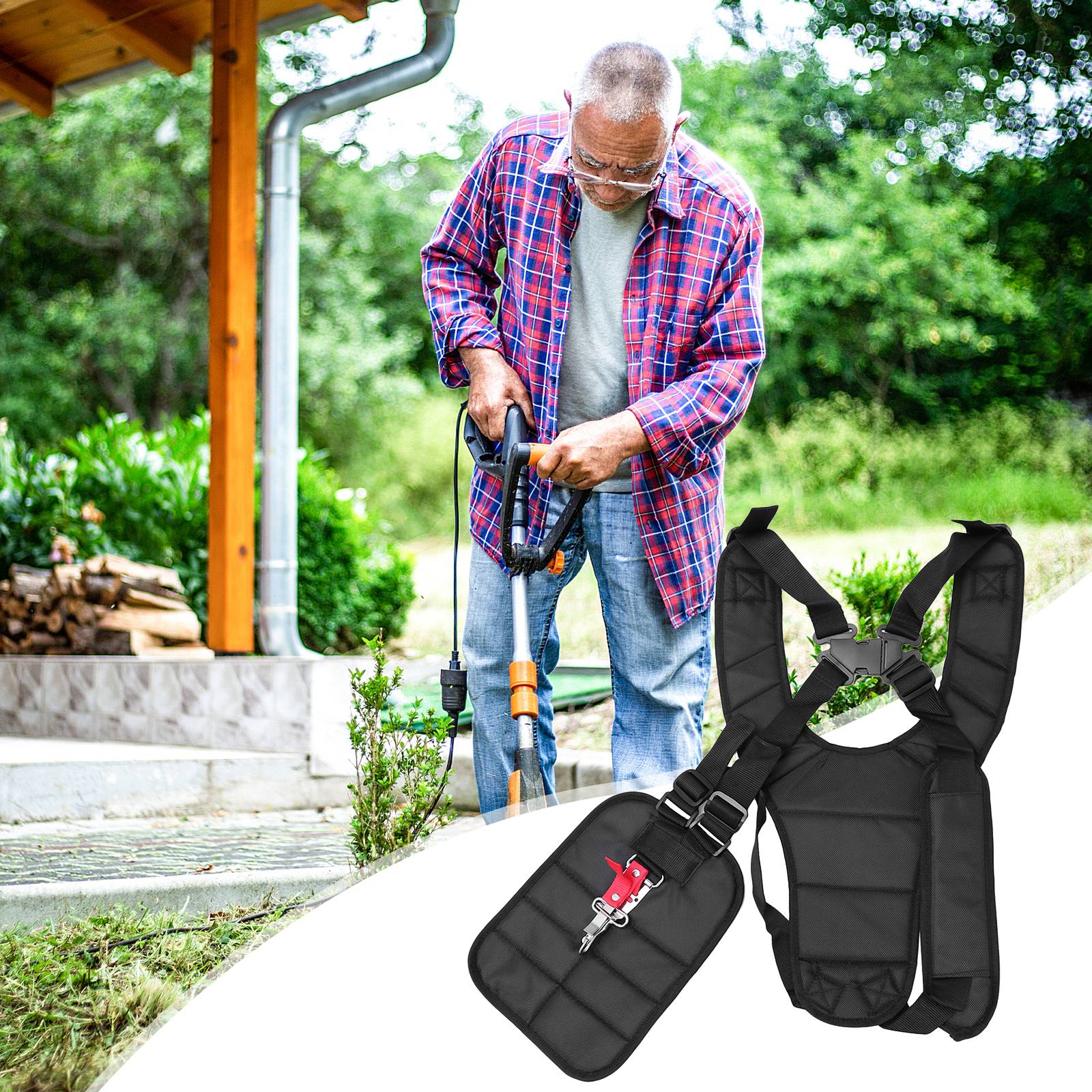 잔디 트리머 어깨 스트랩 내구성 조절 가능한 하네스 벨 - Gardening Tools Long 리뷰 및 가격
