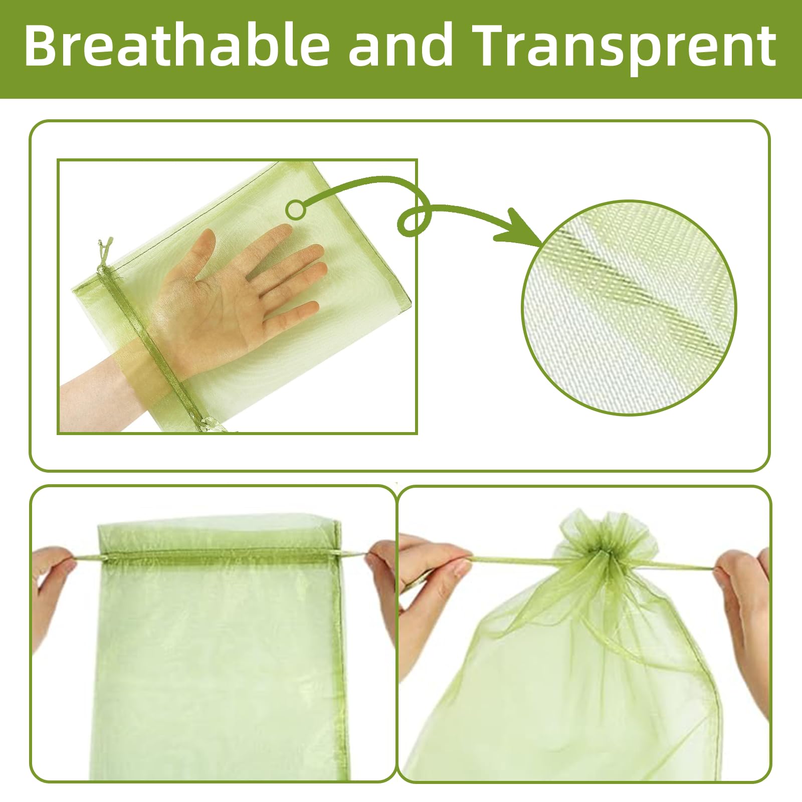 효과적인 조류 방지망 과일 보호 가방 식물 재배 커버  - Outdoor Planting Bag 리뷰 및 가격