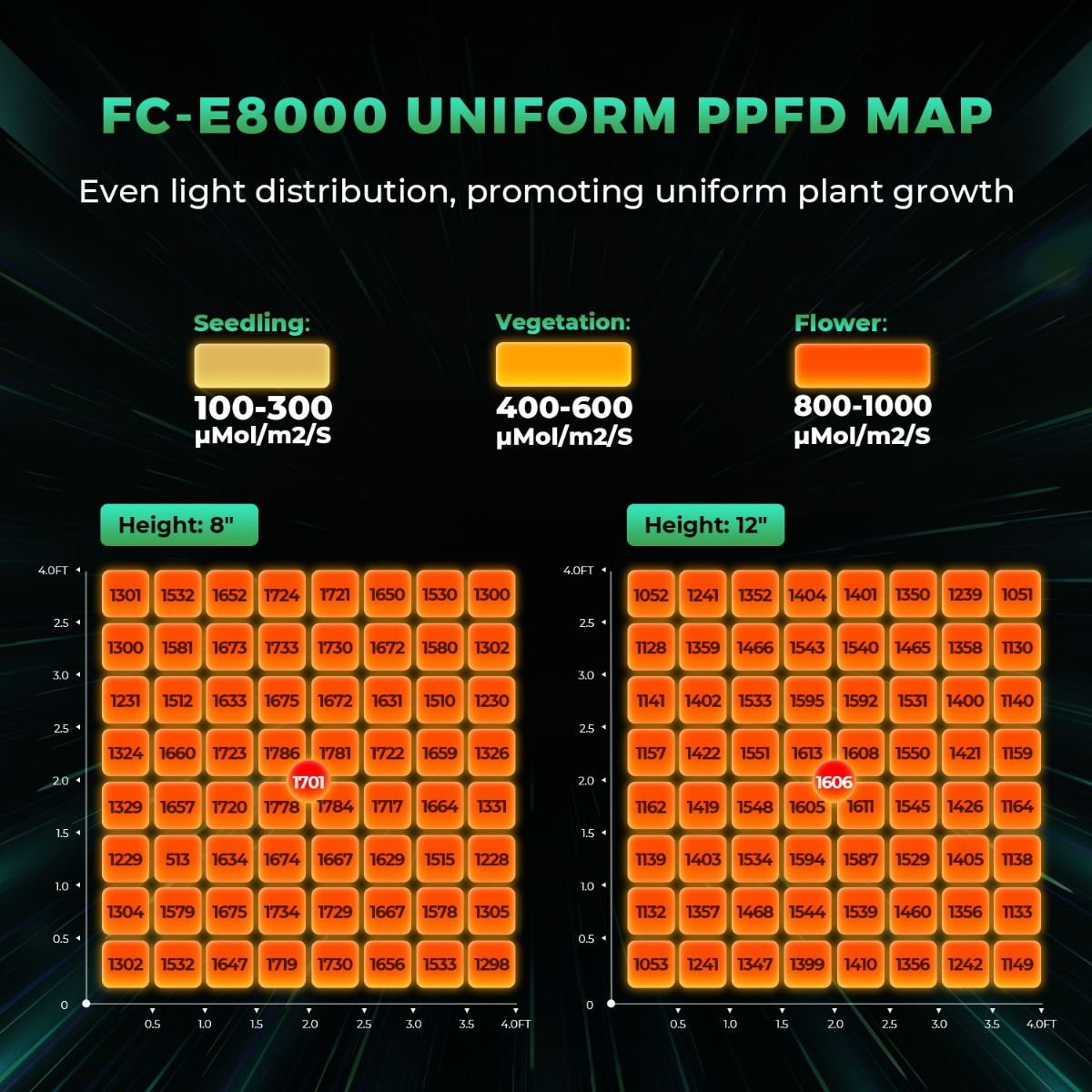 800W 마스 하이드로 FC-E8000 최고의 성장등  - Led Grow Light 리뷰 및 가격