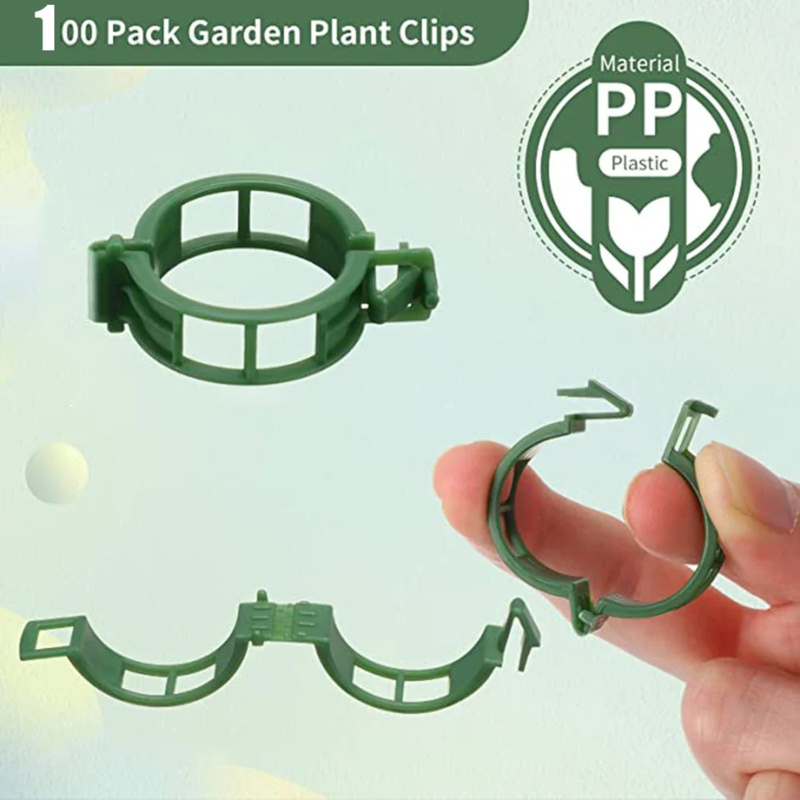 플라스틱 타이 트렐리스 스테이크 클립, 식물 지지대 클 - Gardening Tools Usa 리뷰 및 가격