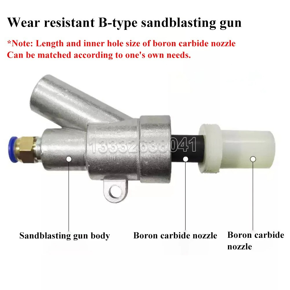 보론 카바이드 노즐이 있는 B형 산업용 샌드블라스팅 건 - Gardening Tools B&M 리뷰 및 가격