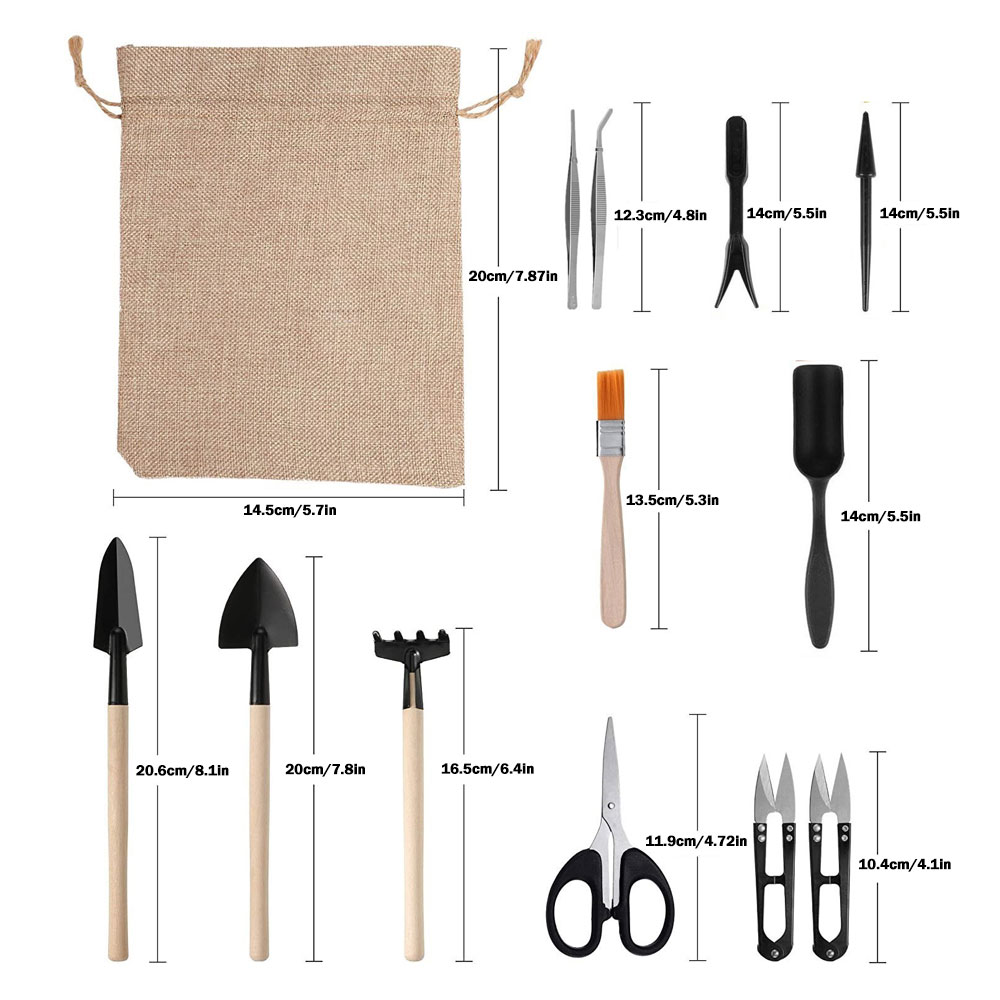 즙이 많은 식물 도구 미니 정원 손 도구 이식 야외 분 - Bonsai Tool Set 리뷰 및 가격