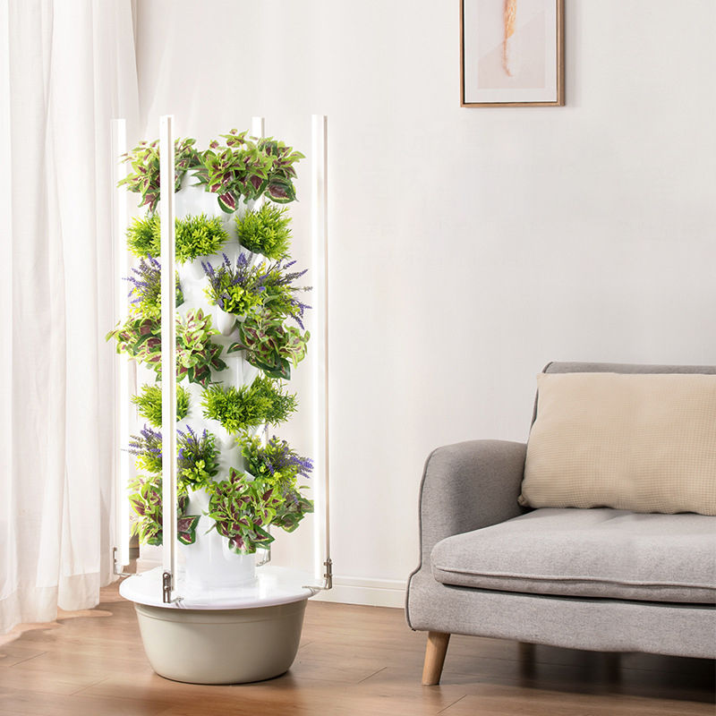 LED 식물 재배등을 갖춘 수직 수경 재배 타워, 지능 - Led Grow Light 리뷰 및 가격